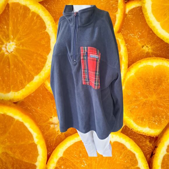 Castaway Tidal‎ Fleece Nantucket Navy with Royal Stewart Trim Size XL - Picture 9 of 9